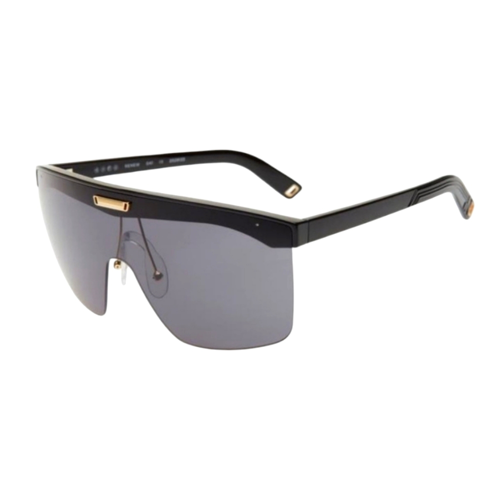 Anthropologie Renew Indescratchables Shield Sunglasses In Black | NWT - Picture 2 of 9